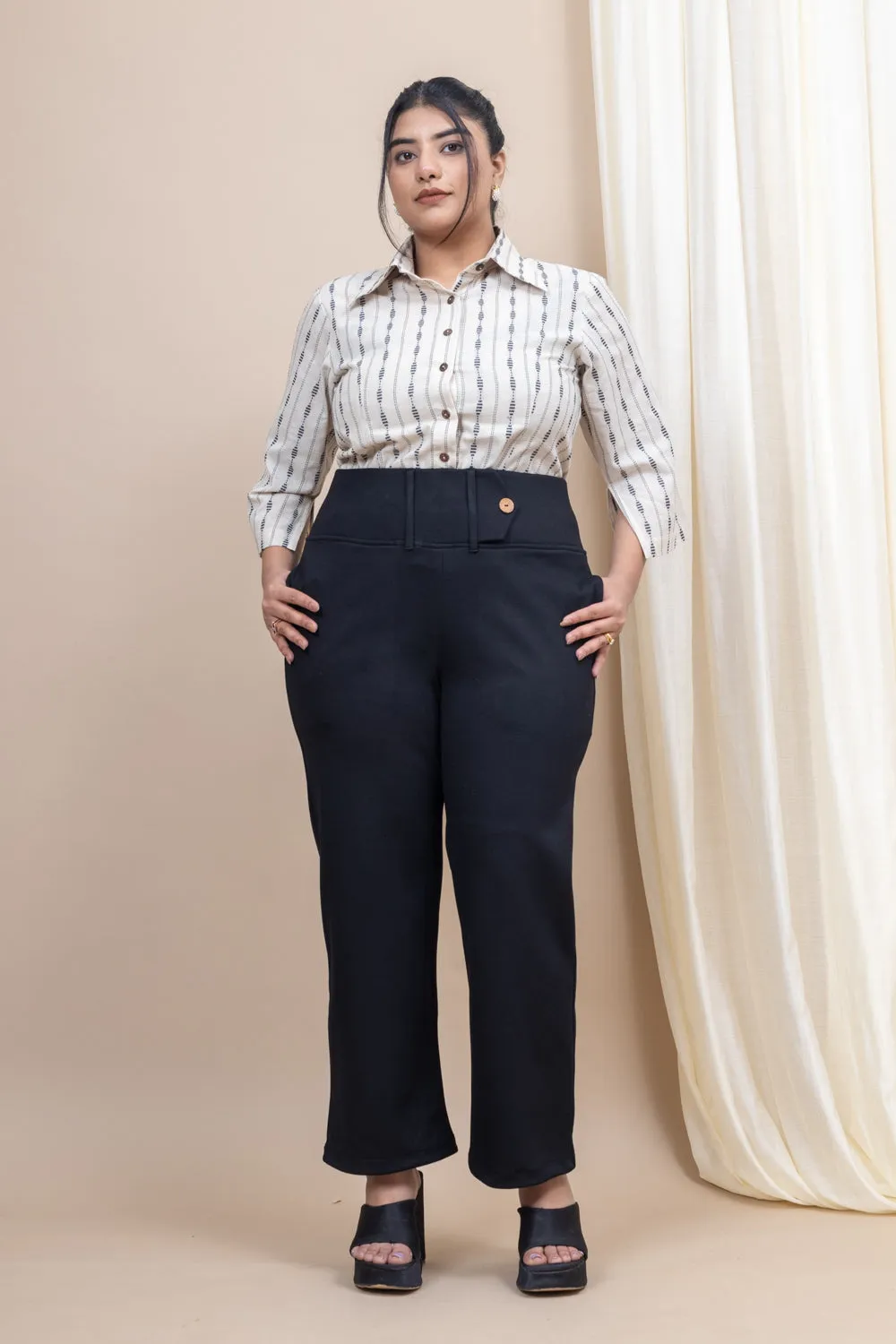 Lady Leader high waist Pants with pockets