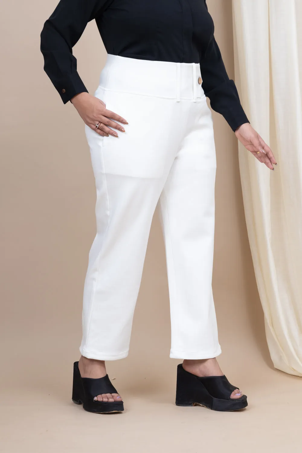 Lady Leader high waist Pants with pockets