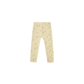 Little Flower Knit Legging, Butter