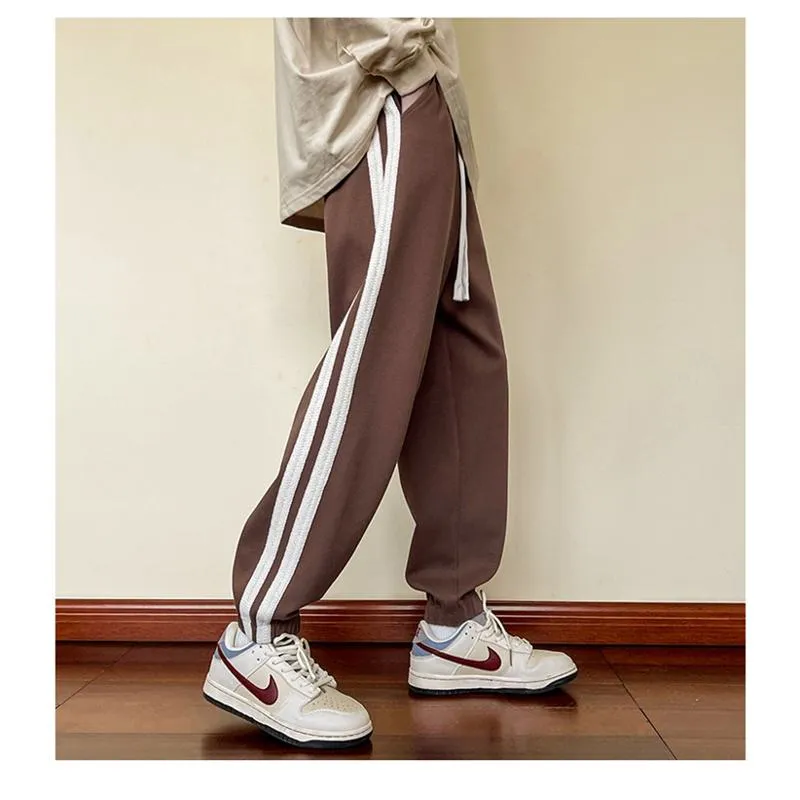 Loose Fit Trendy Knitted Tapered Sweatpant