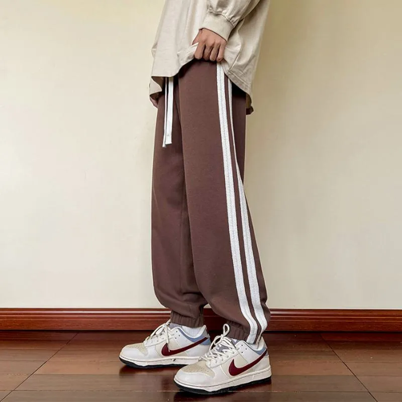 Loose Fit Trendy Knitted Tapered Sweatpant