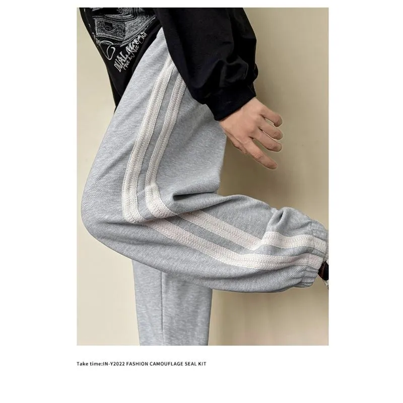 Loose Fit Trendy Knitted Tapered Sweatpant