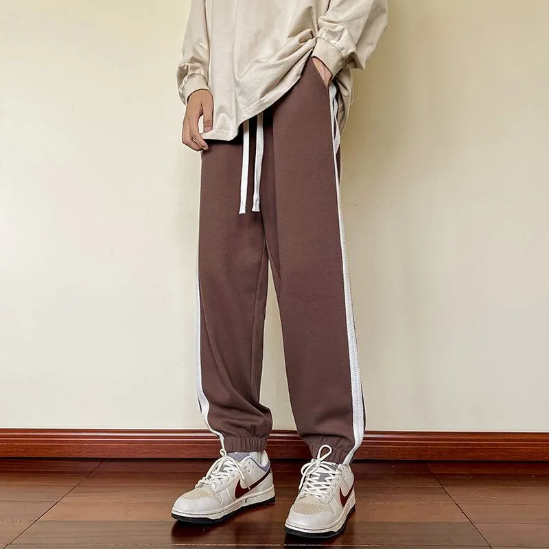 Loose Fit Trendy Knitted Tapered Sweatpant