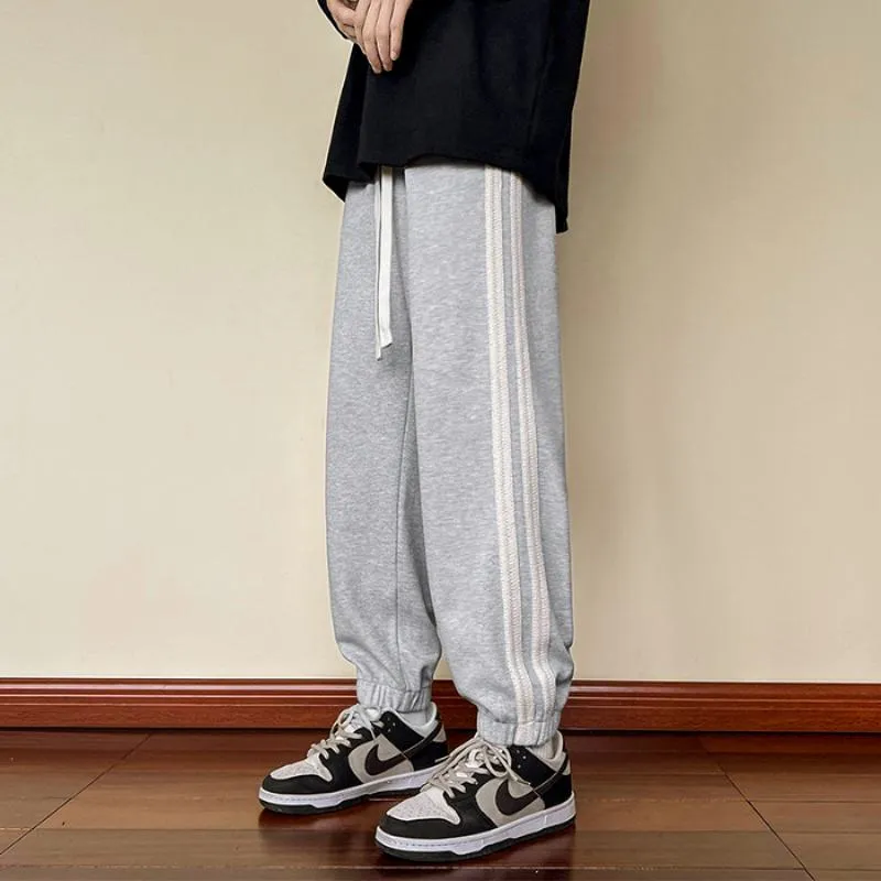 Loose Fit Trendy Knitted Tapered Sweatpant