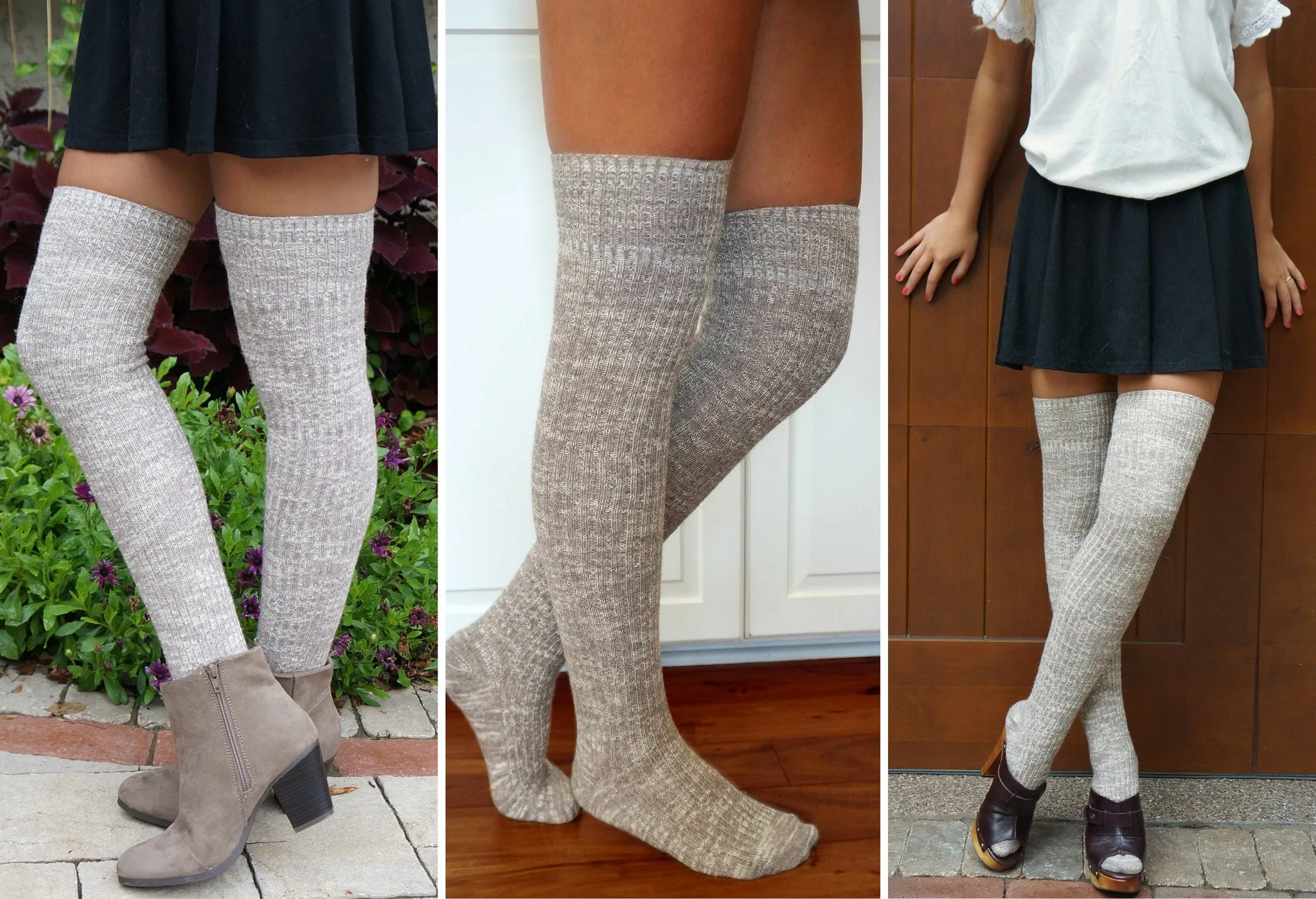 Luxe Legs™ Heathered Thigh-Highs