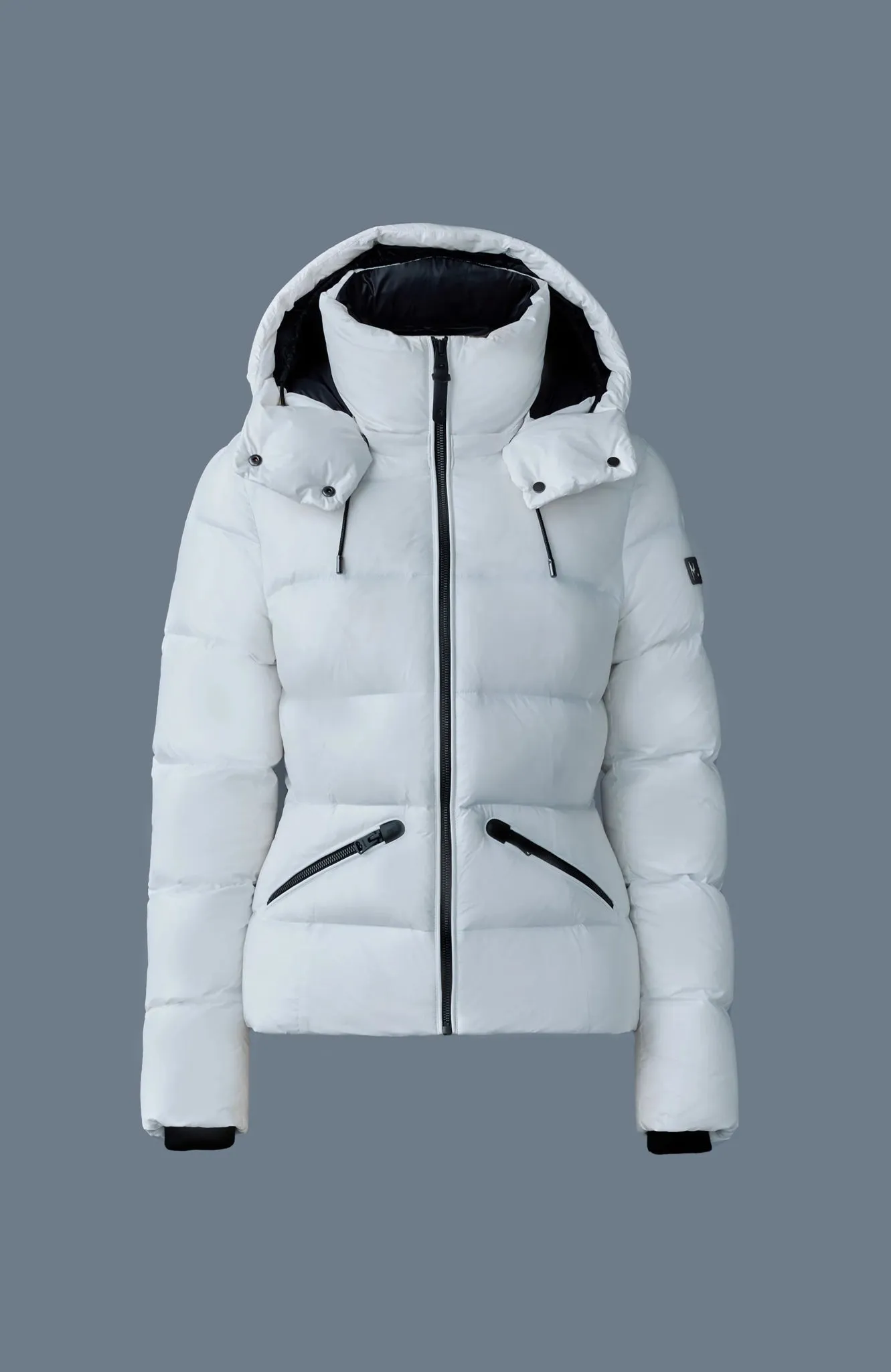 MACKAGE MADALYN-V - Lustrous Light Down Jacket With Hood For Ladies