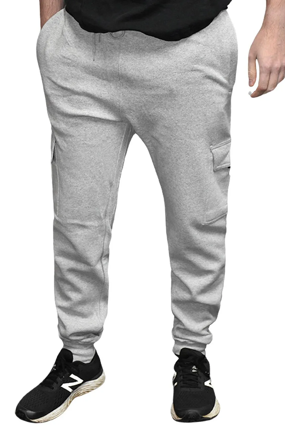 Mens Cargo Bottom Fleece Combat Trouser