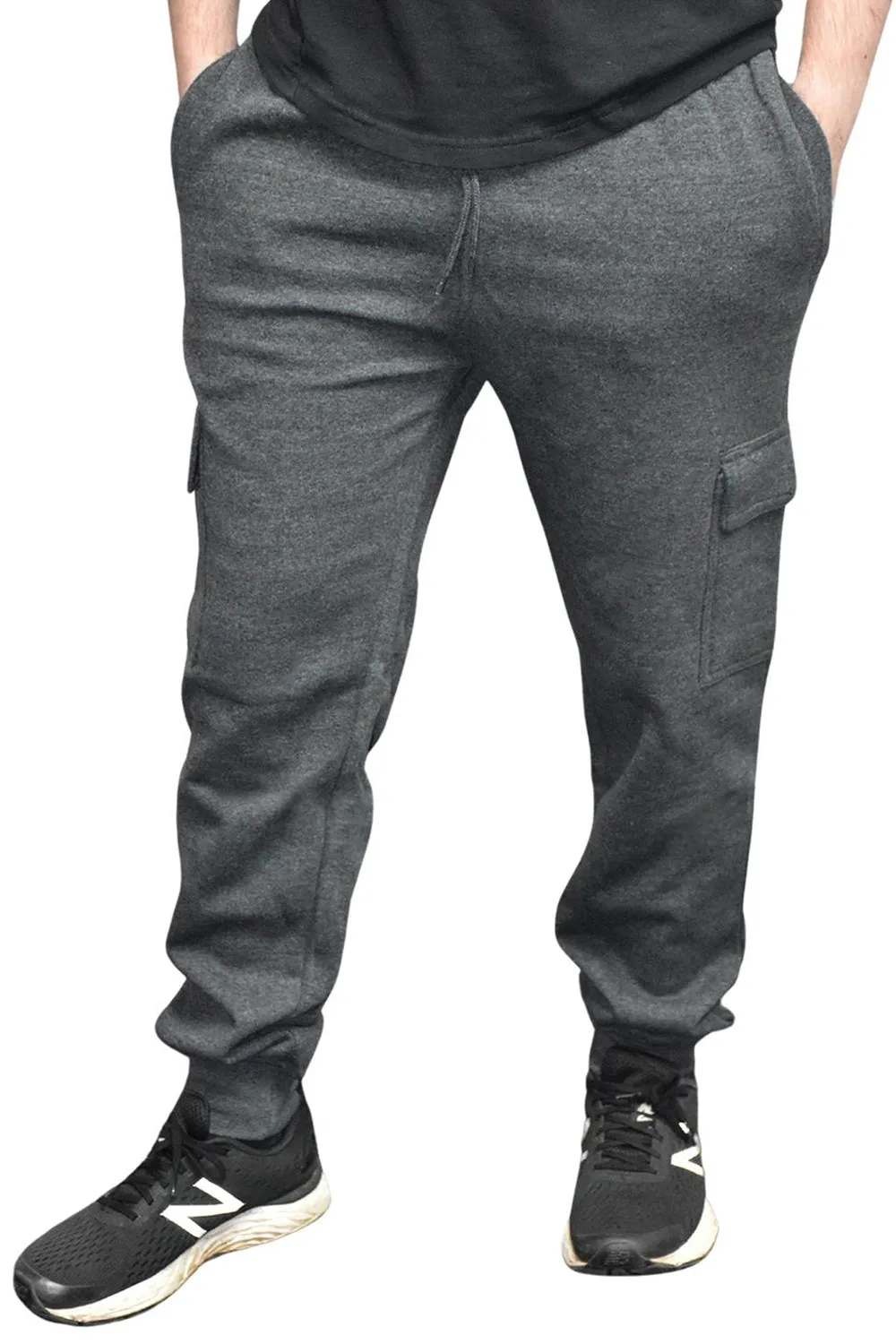 Mens Cargo Bottom Fleece Combat Trouser