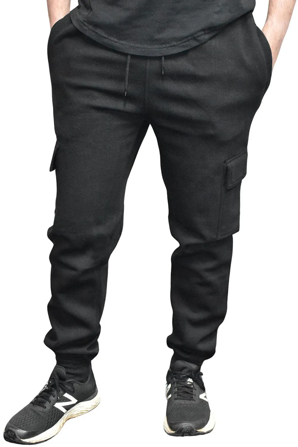 Mens Cargo Bottom Fleece Combat Trouser