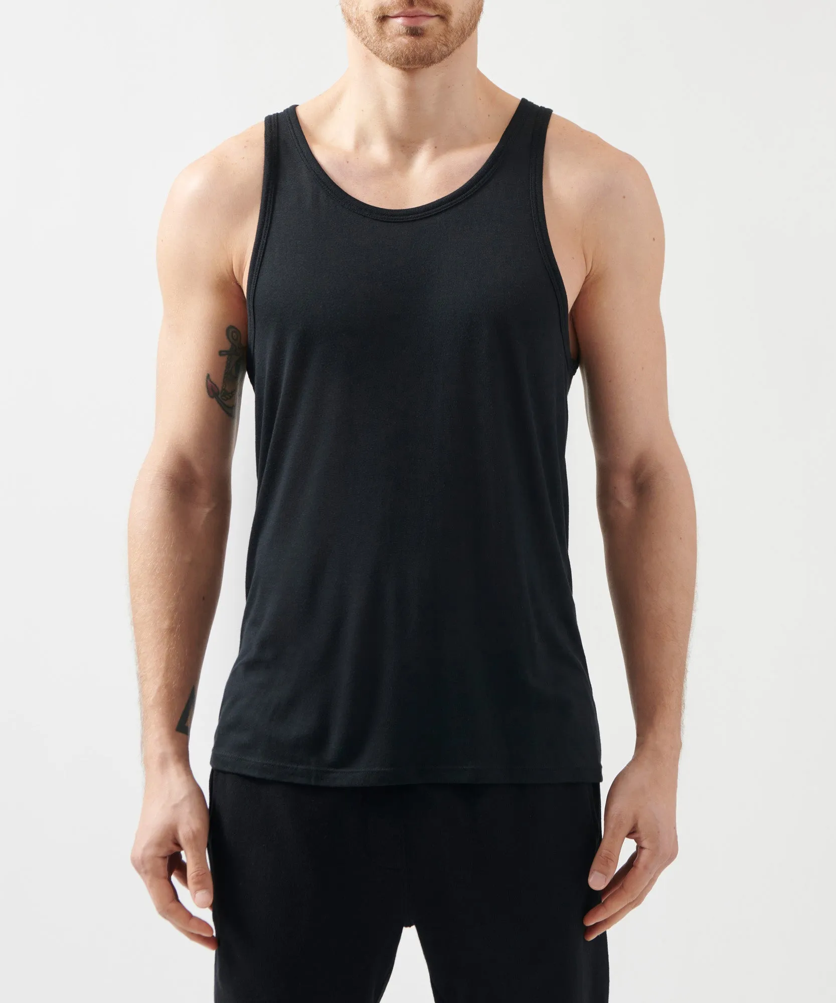 Modal Jersey Tank - Black