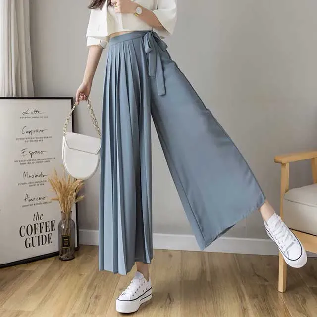 Modern Blue Hakama Pants