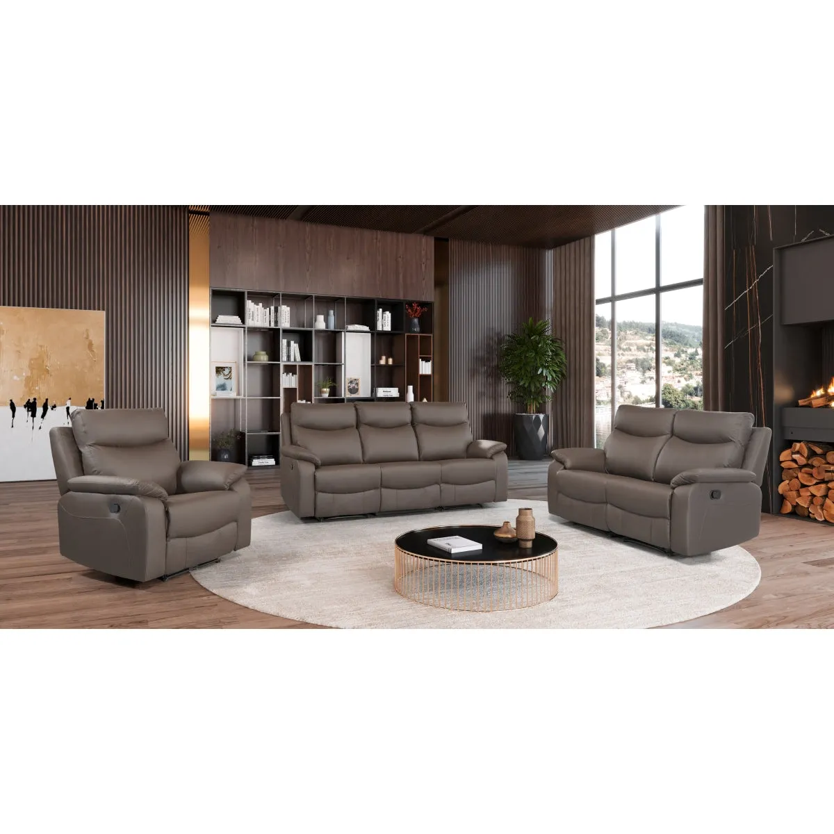 ModuLuxe Reclining Sofa - Top Grain Leather