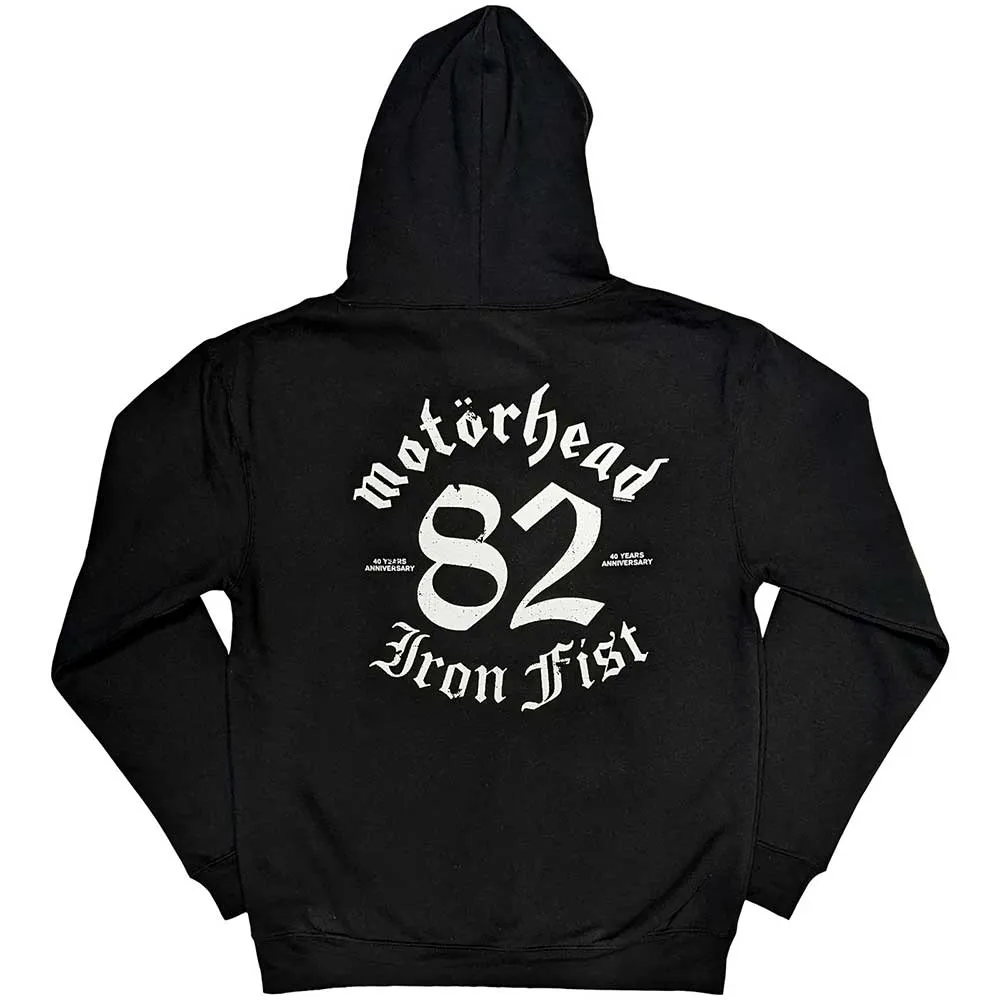 Motorhead Unisex Pullover Hoodie: Iron Fist '82