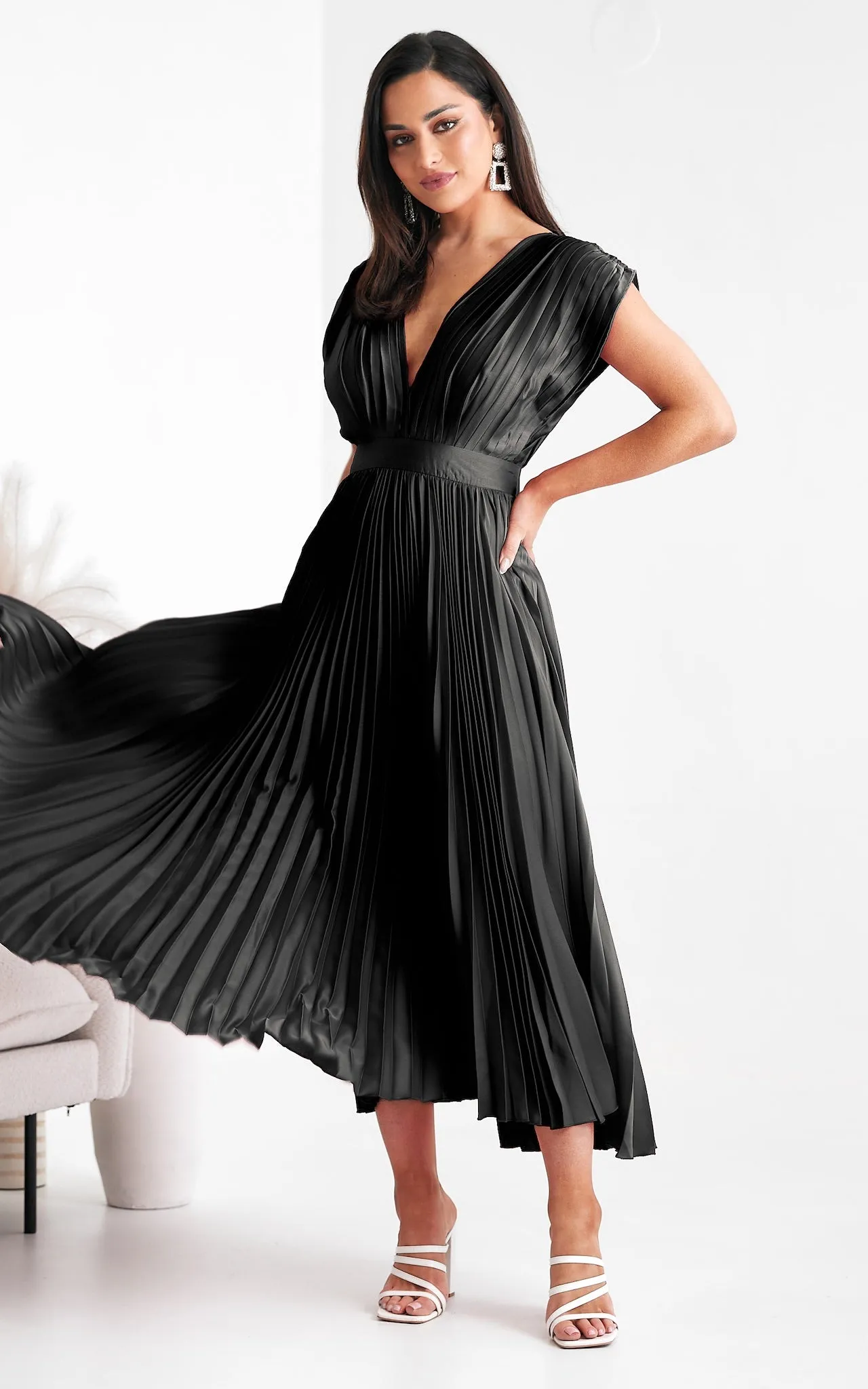 Naomi Maxi Dress - Black