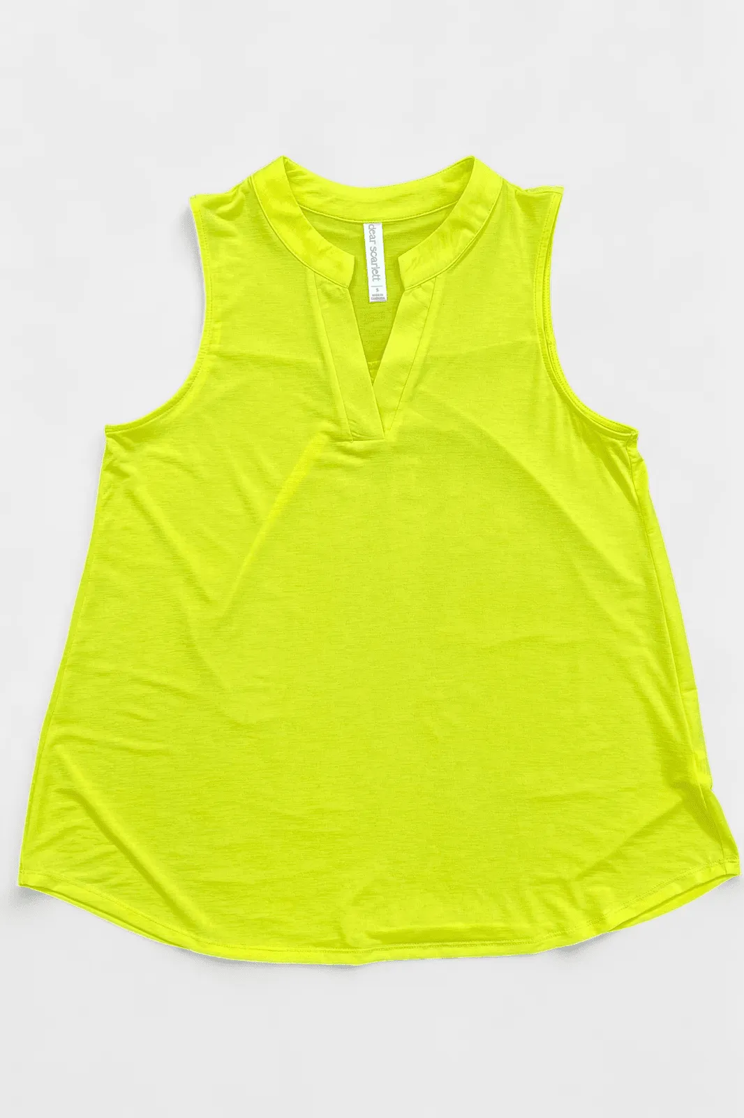 Neon Yellow Lizzy Tank Top [NO RETURNS]