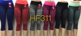 NYC Wholesale Yoga Gym Capri Sports Leggings, HF311