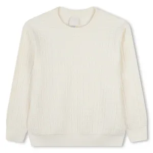 Off White Mini Me Allover Knit Sweater