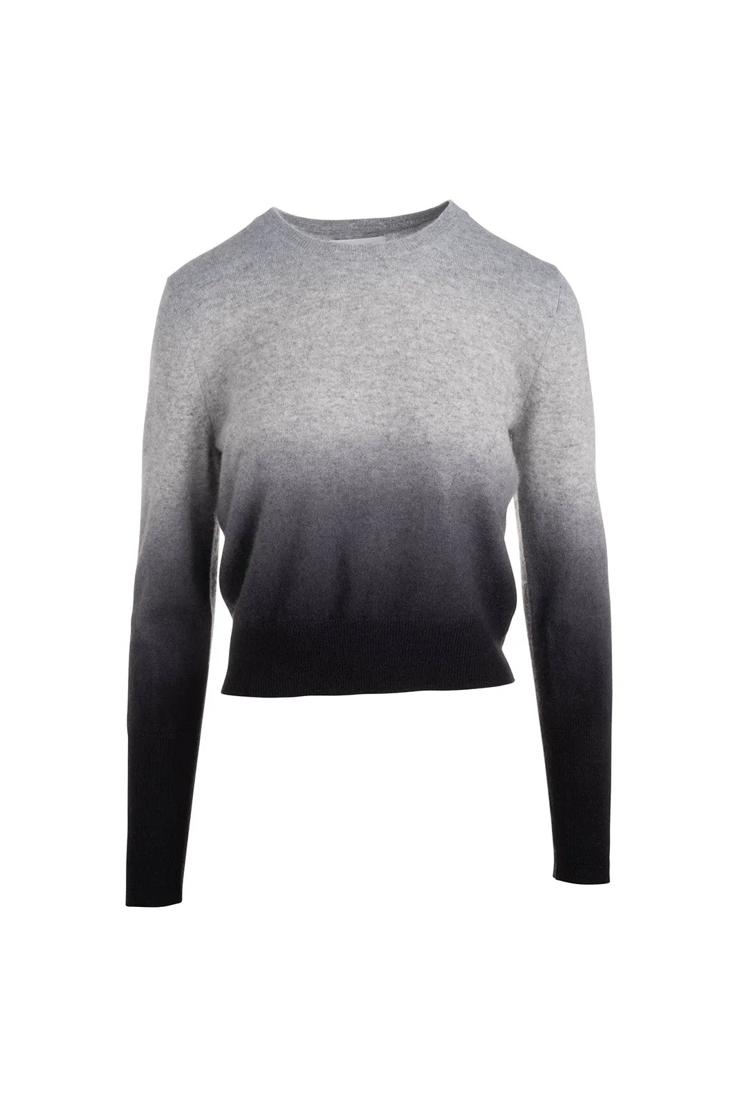 Ombre Crewneck Sweater, Cement