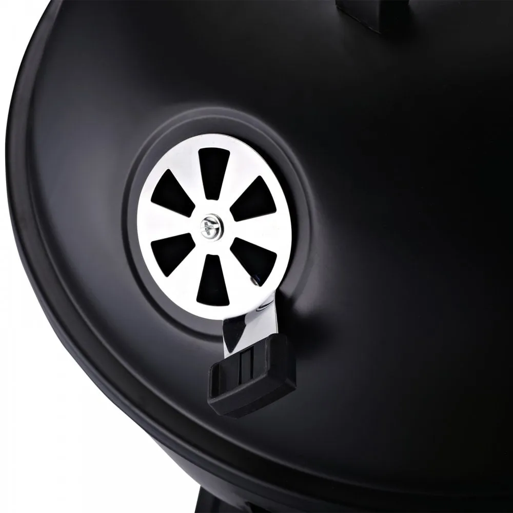 Outsunny Compact Portable Metal BBQ Grill - Black