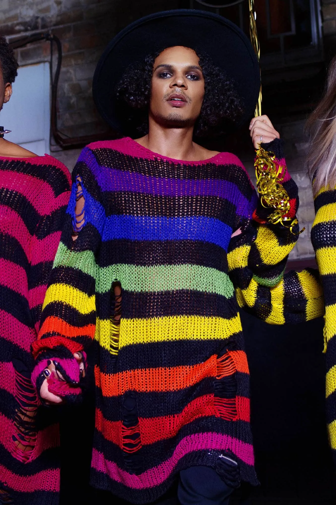 Over The Rainbow Knit Sweater