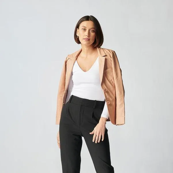 Oxford Leather Jacket For Women