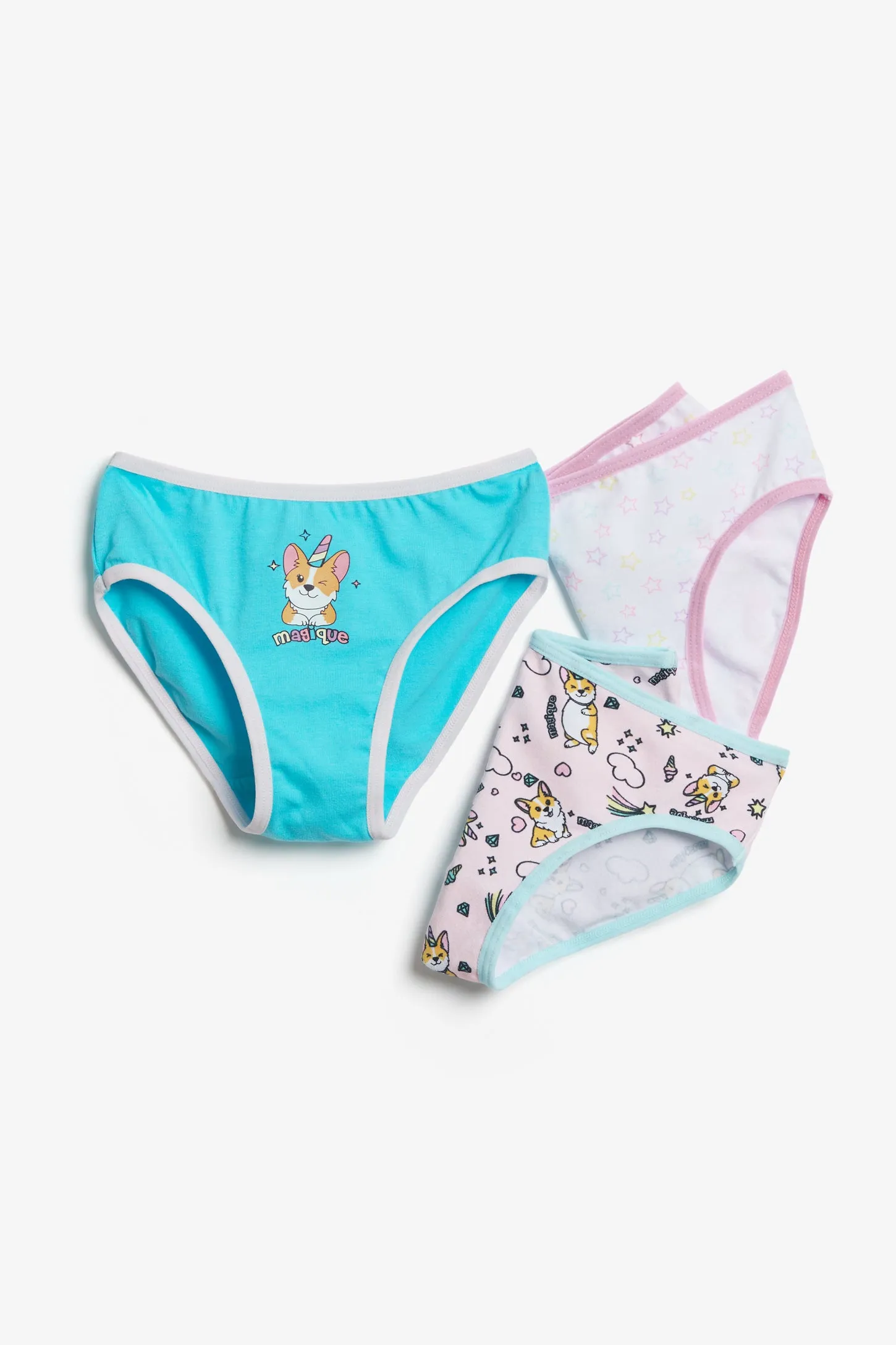 Paquet de 3 culottes bikini - Enfant fille