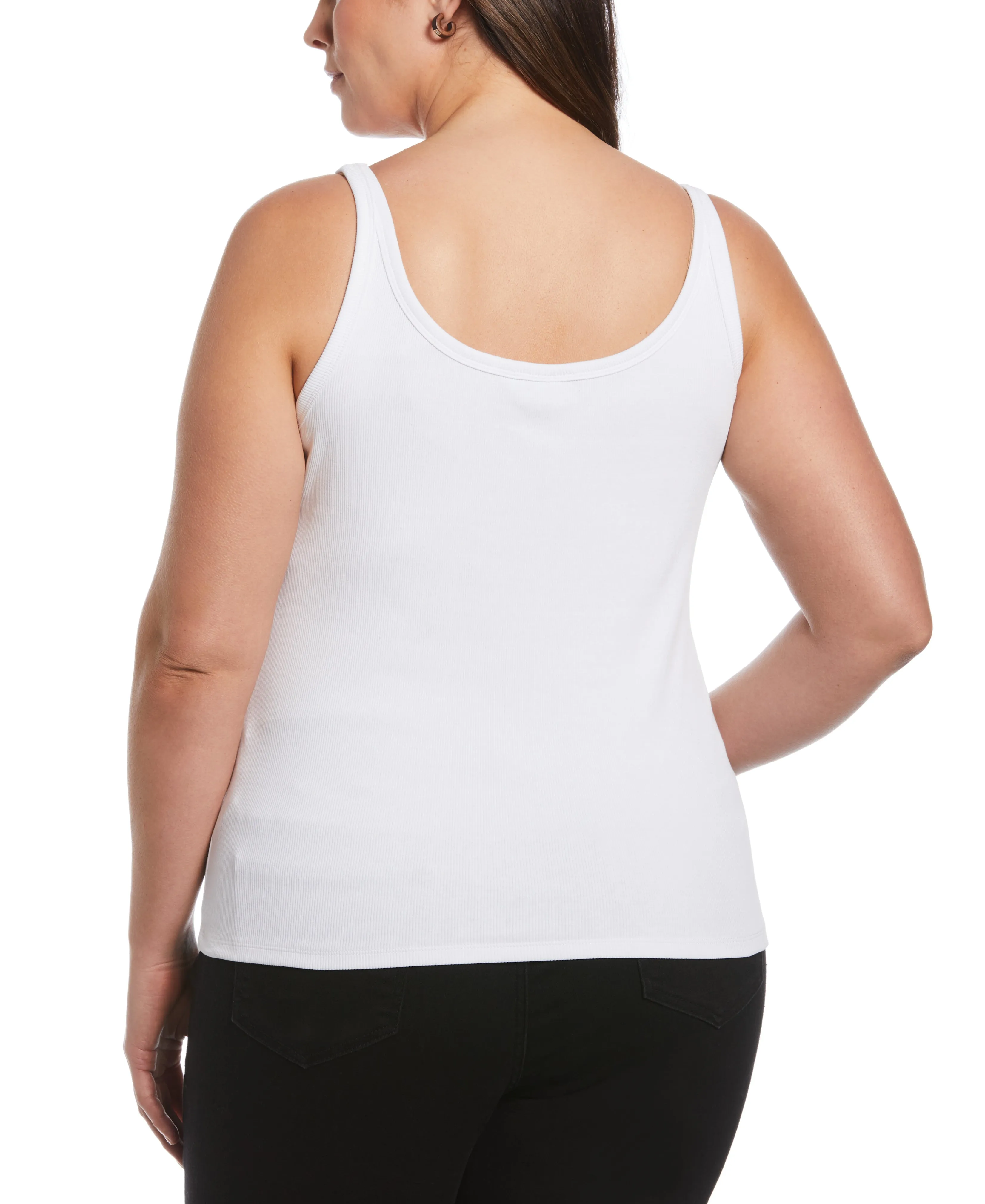 Plus Size Ribbed Tank Top