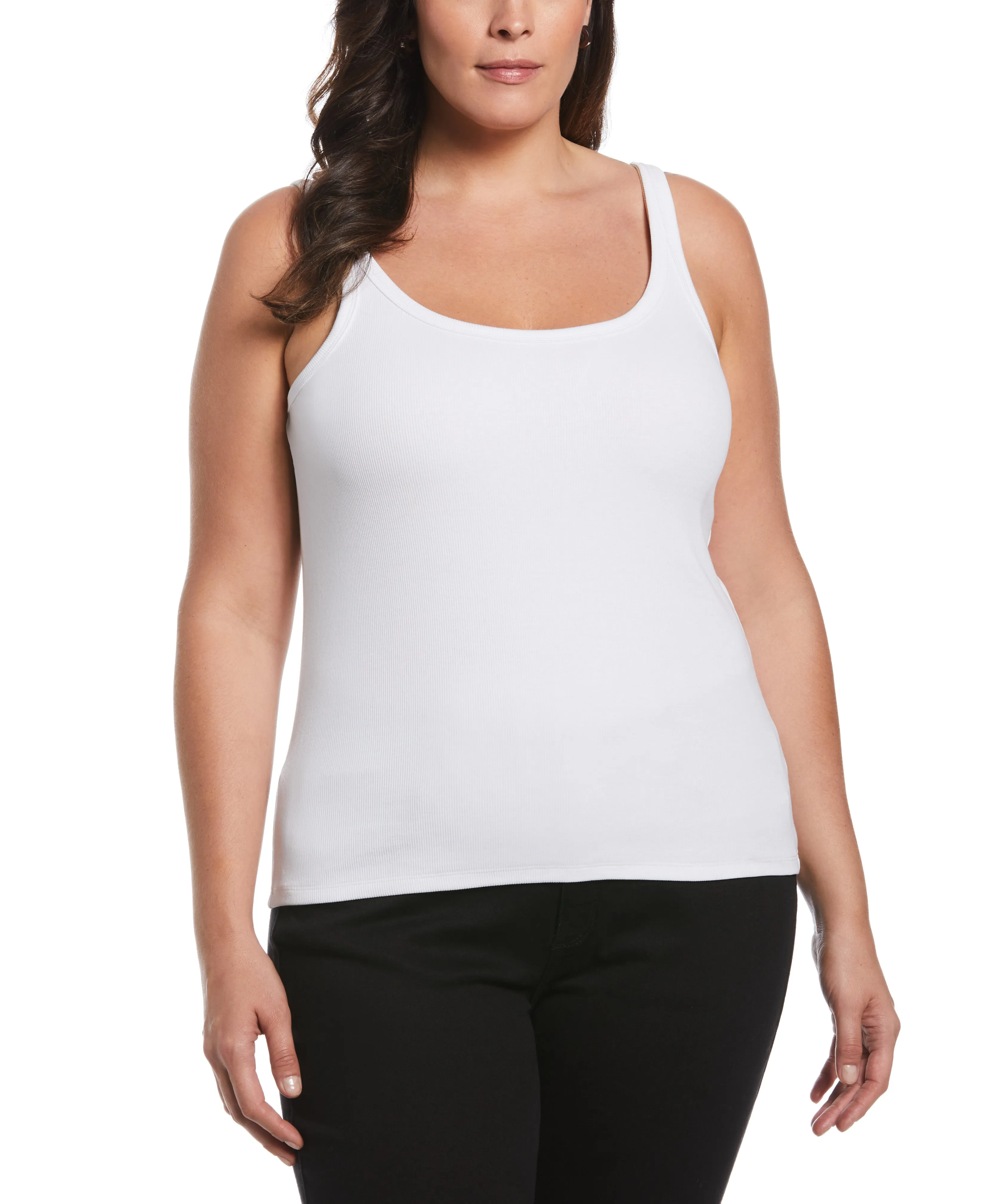 Plus Size Ribbed Tank Top