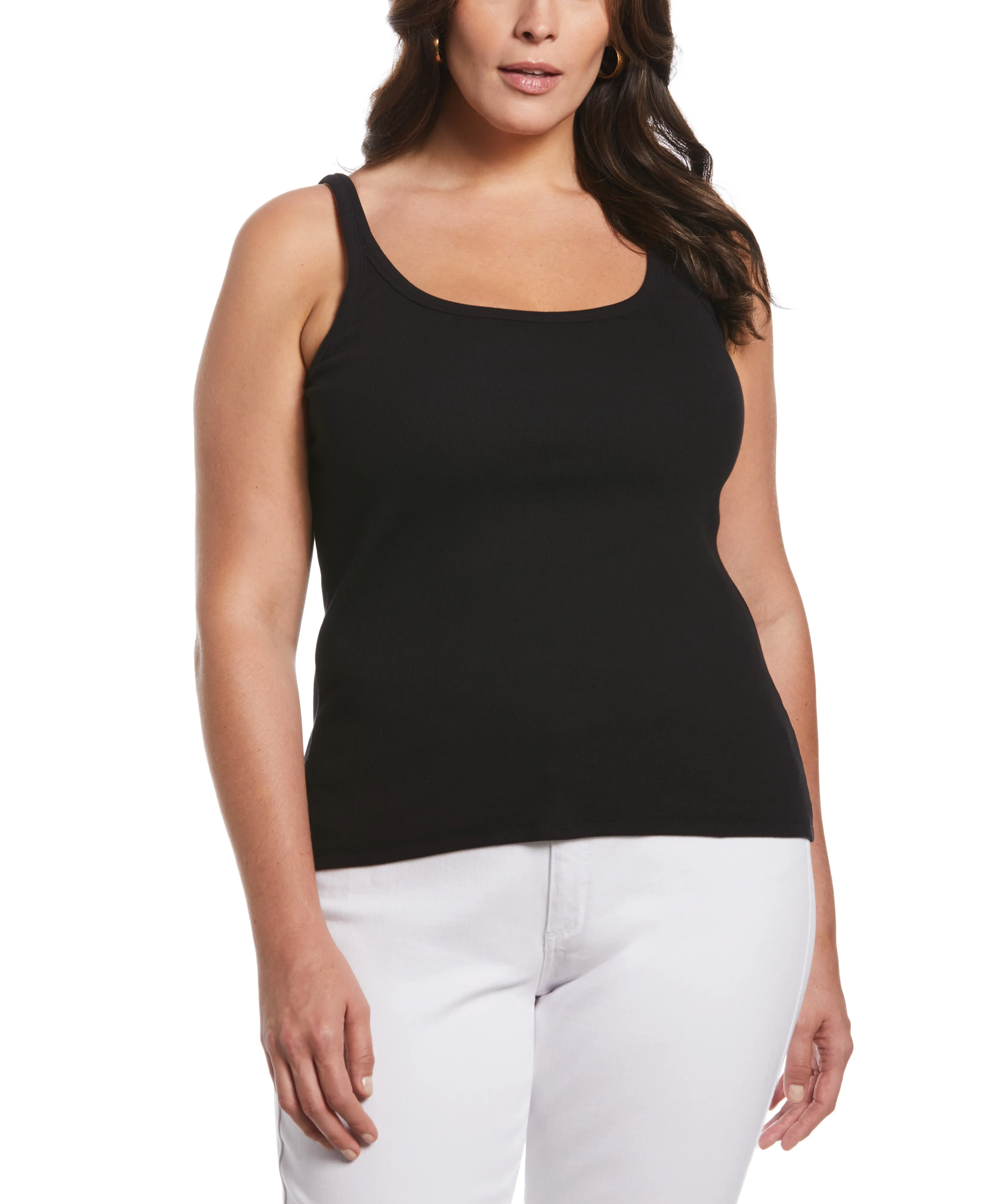 Plus Size Ribbed Tank Top