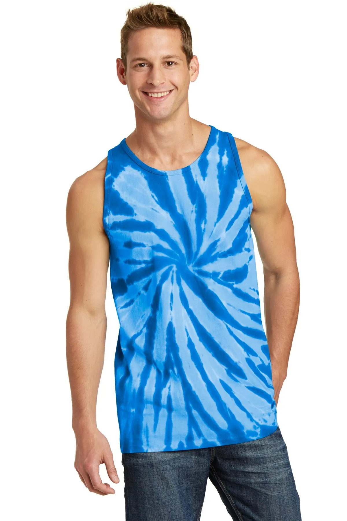 Port & Company® Tie-Dye Tank Top.  PC147TT