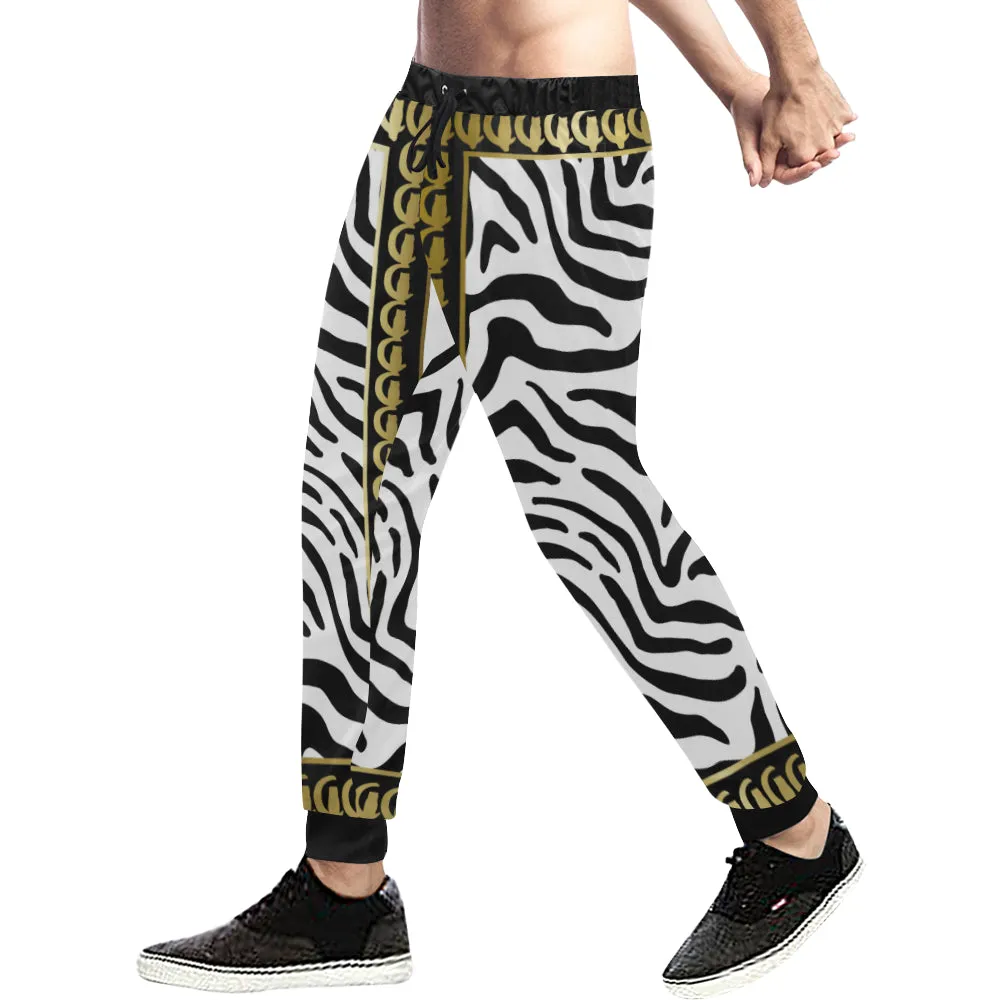 PRIVILEGE Z WHITE Men's All Over Print Sweatpants