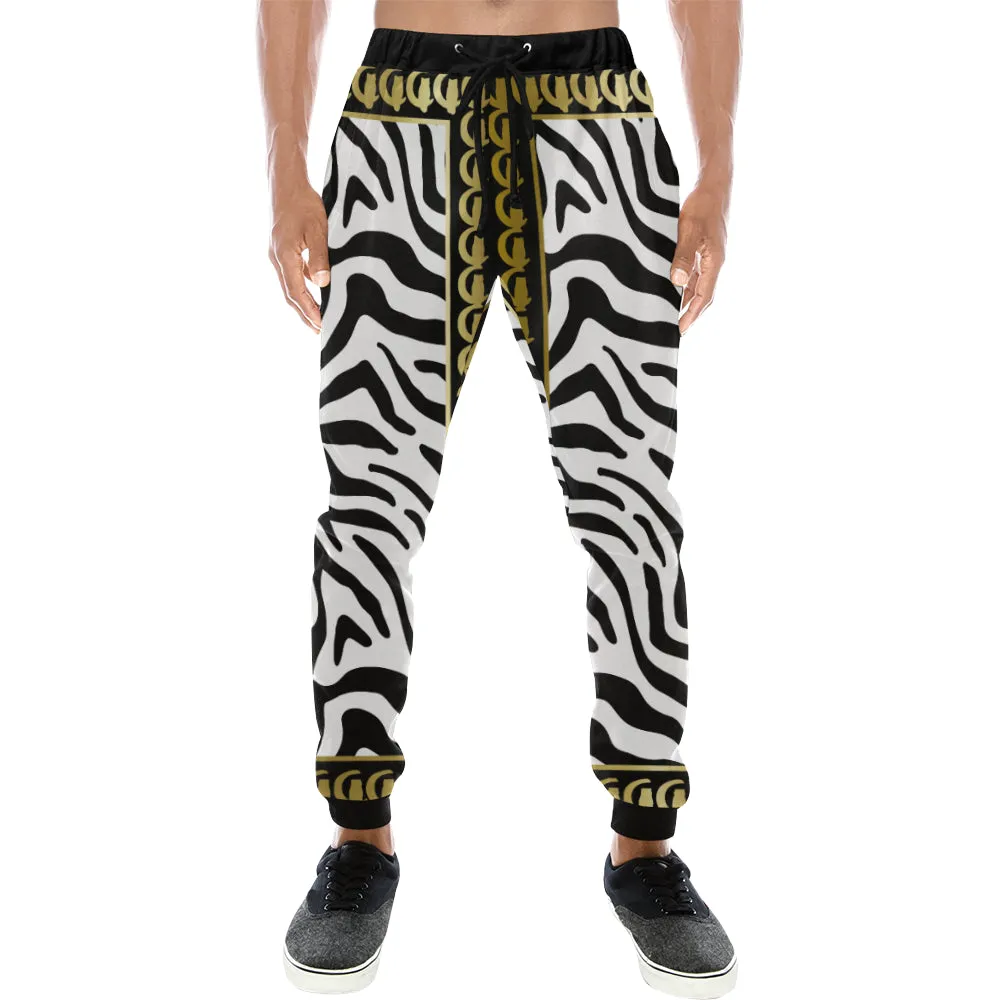 PRIVILEGE Z WHITE Men's All Over Print Sweatpants