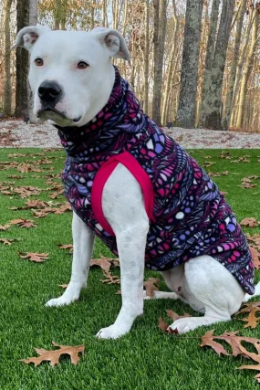 Purple Pink Zen-tangle Dog Sweater