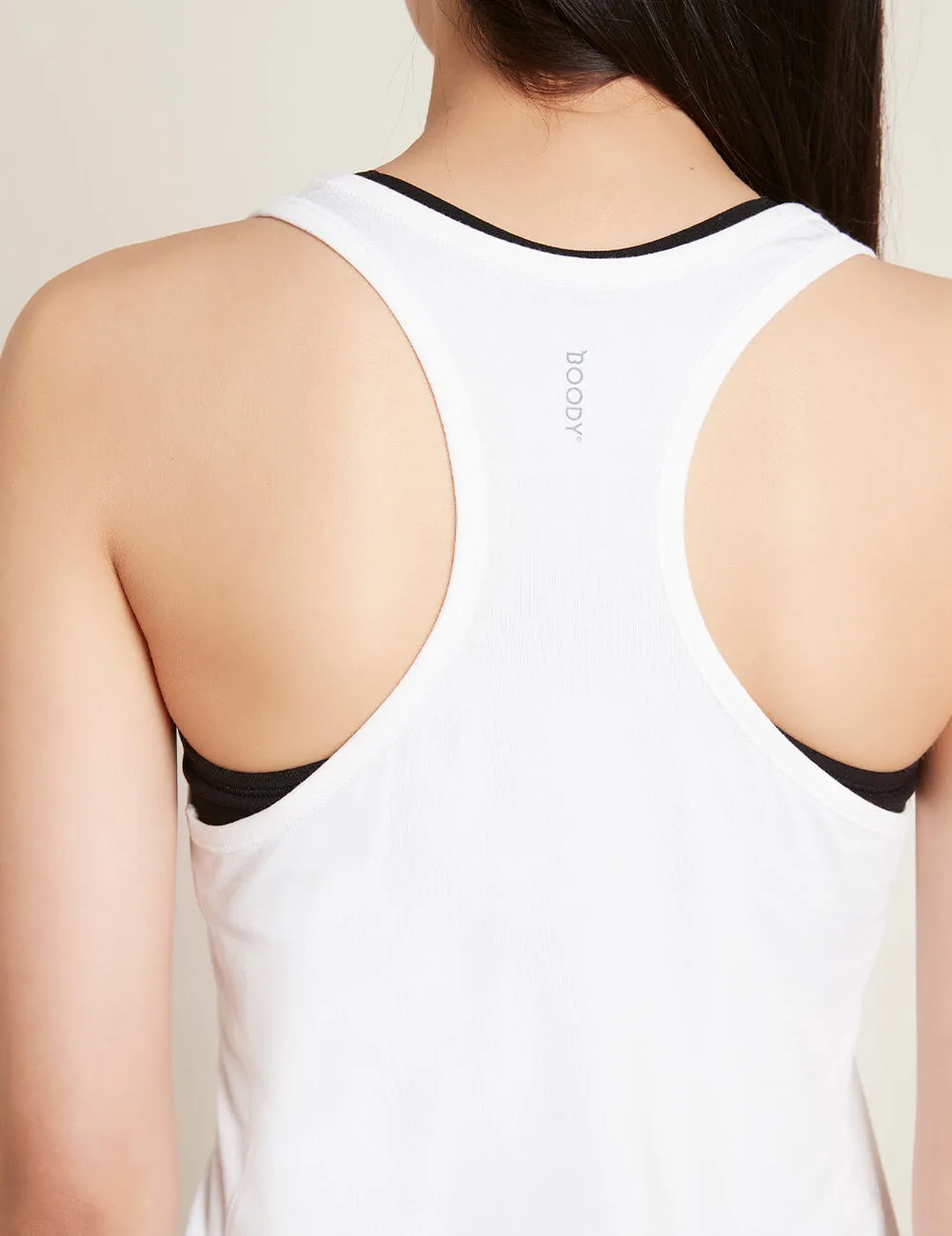 Racerback Active Tank - White