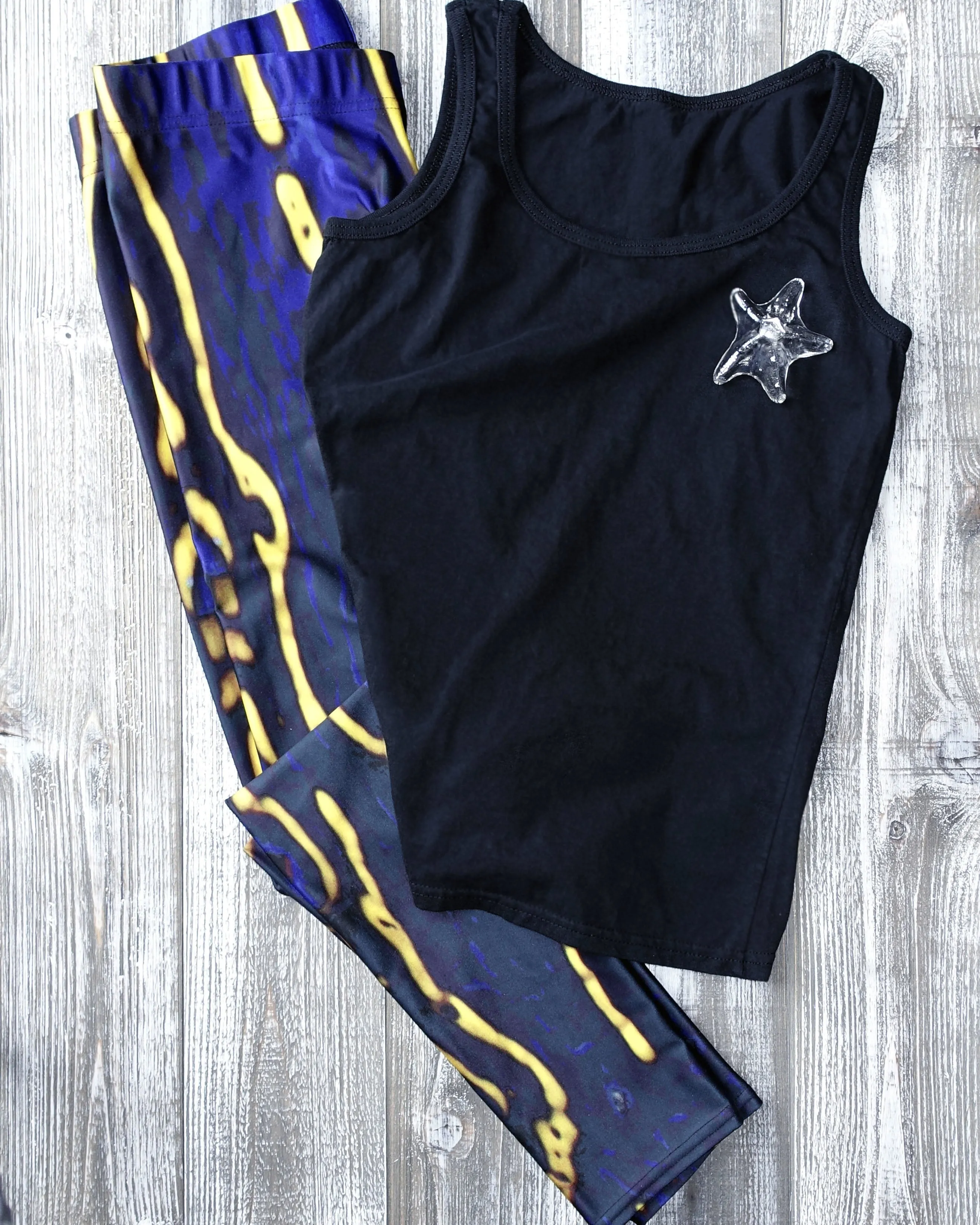 Regal Sea Goddess Leggings