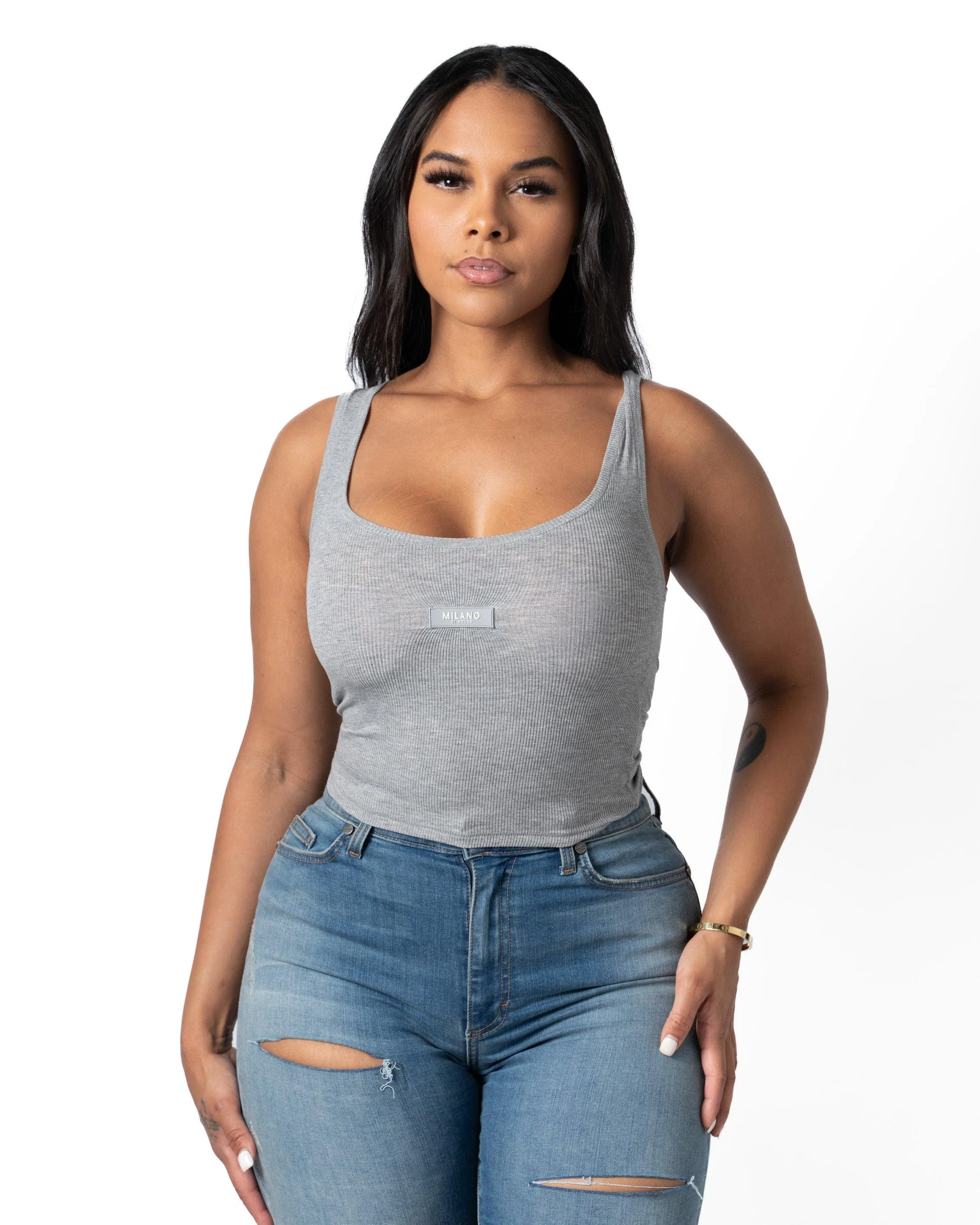 Remi Crop Ribbed Tank