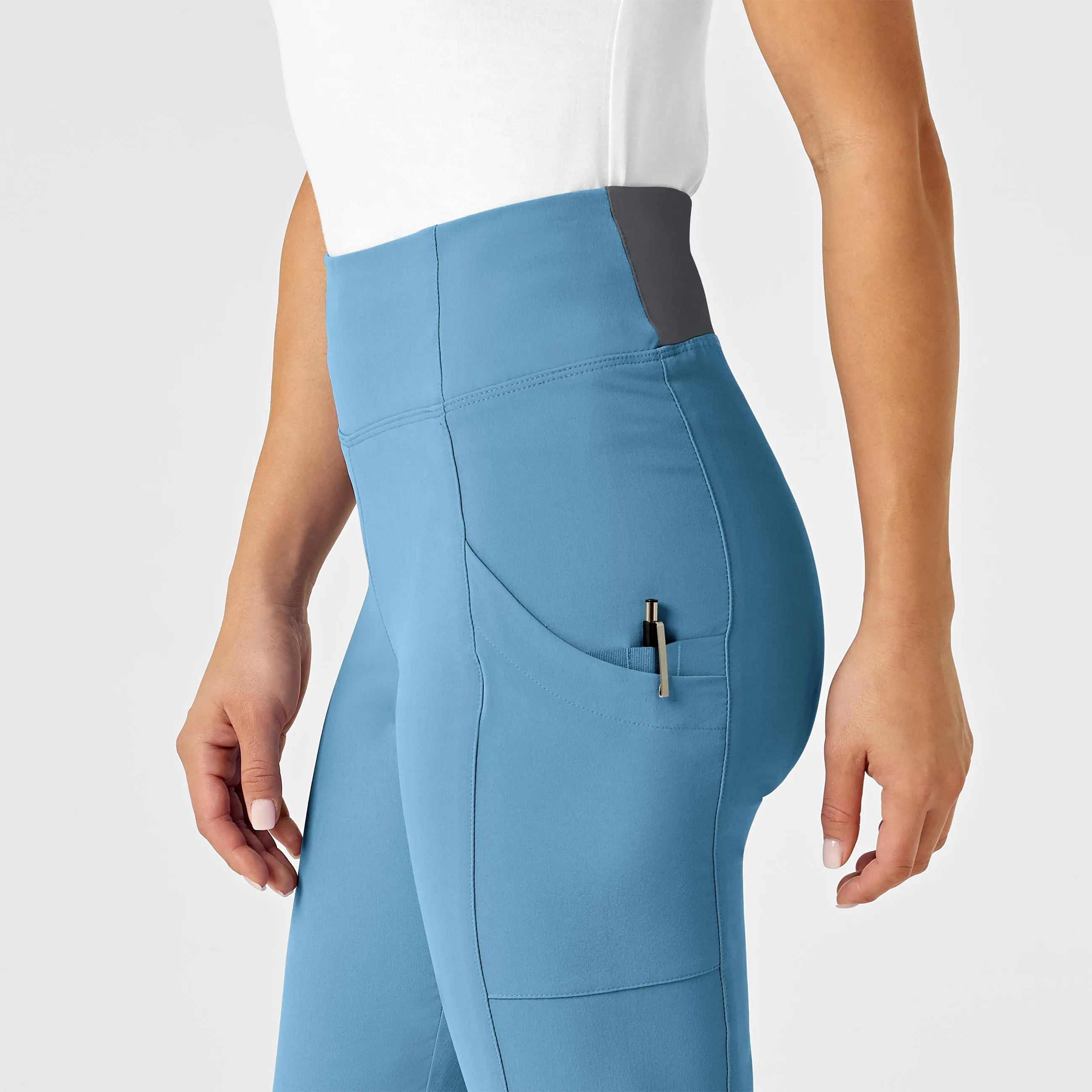 RENEW Women's High Waist Power Pant - Bay Blue