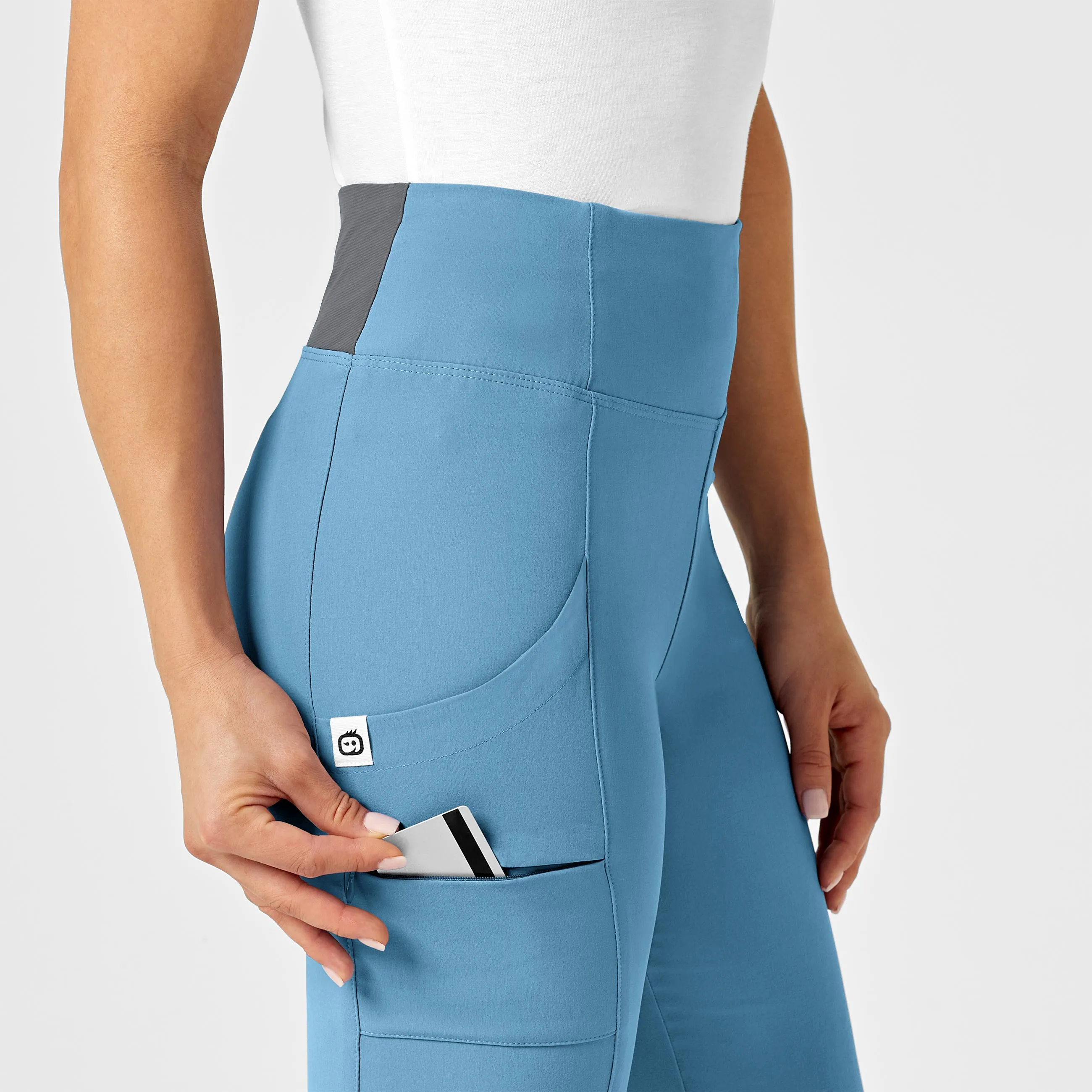 RENEW Women's High Waist Power Pant - Bay Blue