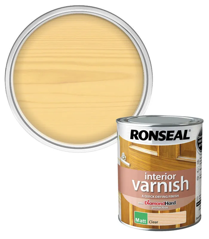 Ronseal Diamond Hard Interior Wood Varnish