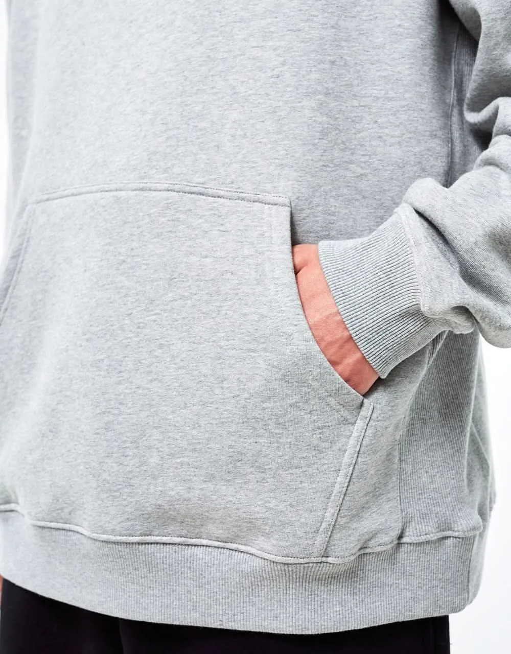 Route One Organic Premium Pullover Hoodie - Heather Grey