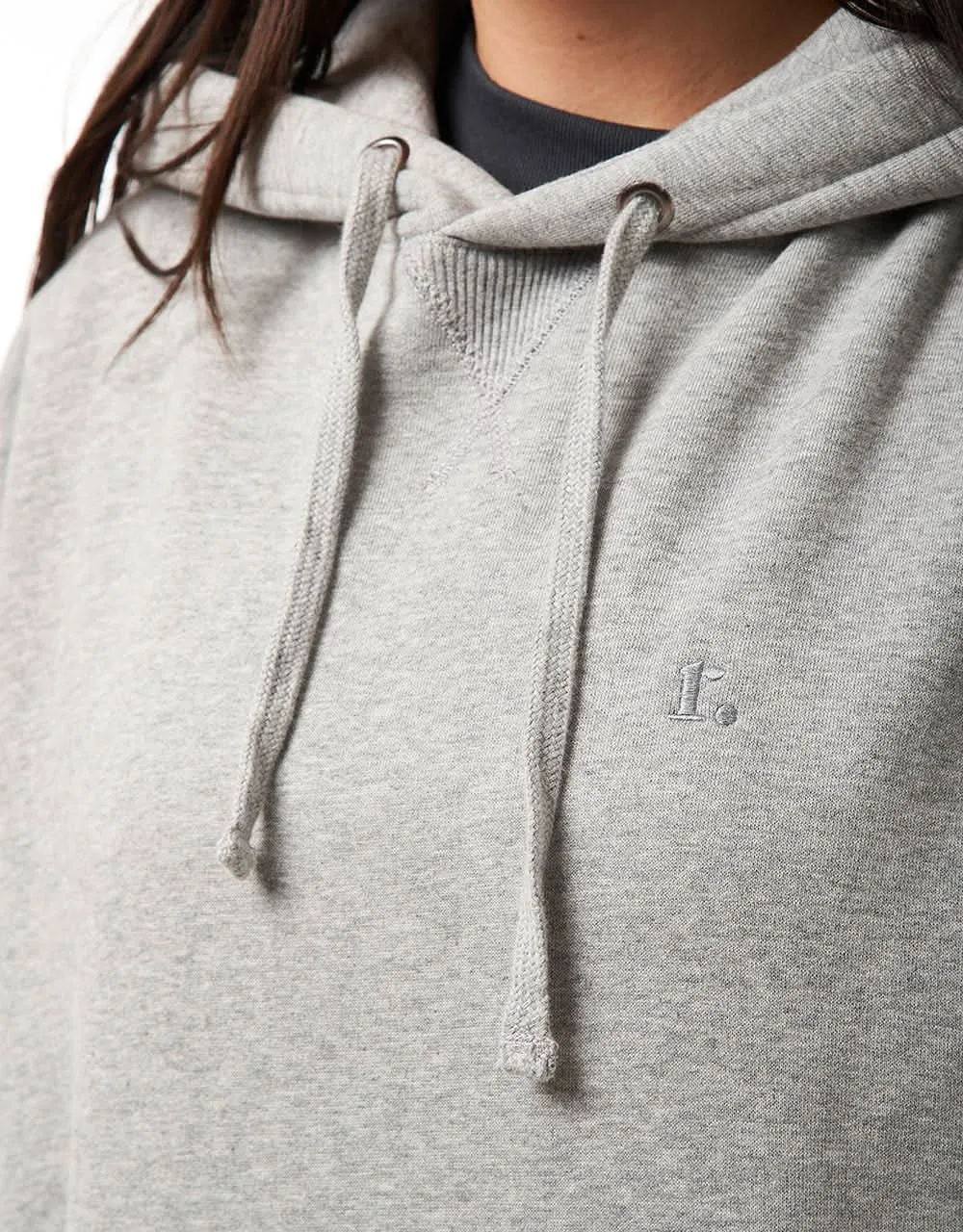 Route One Organic Premium Pullover Hoodie - Heather Grey