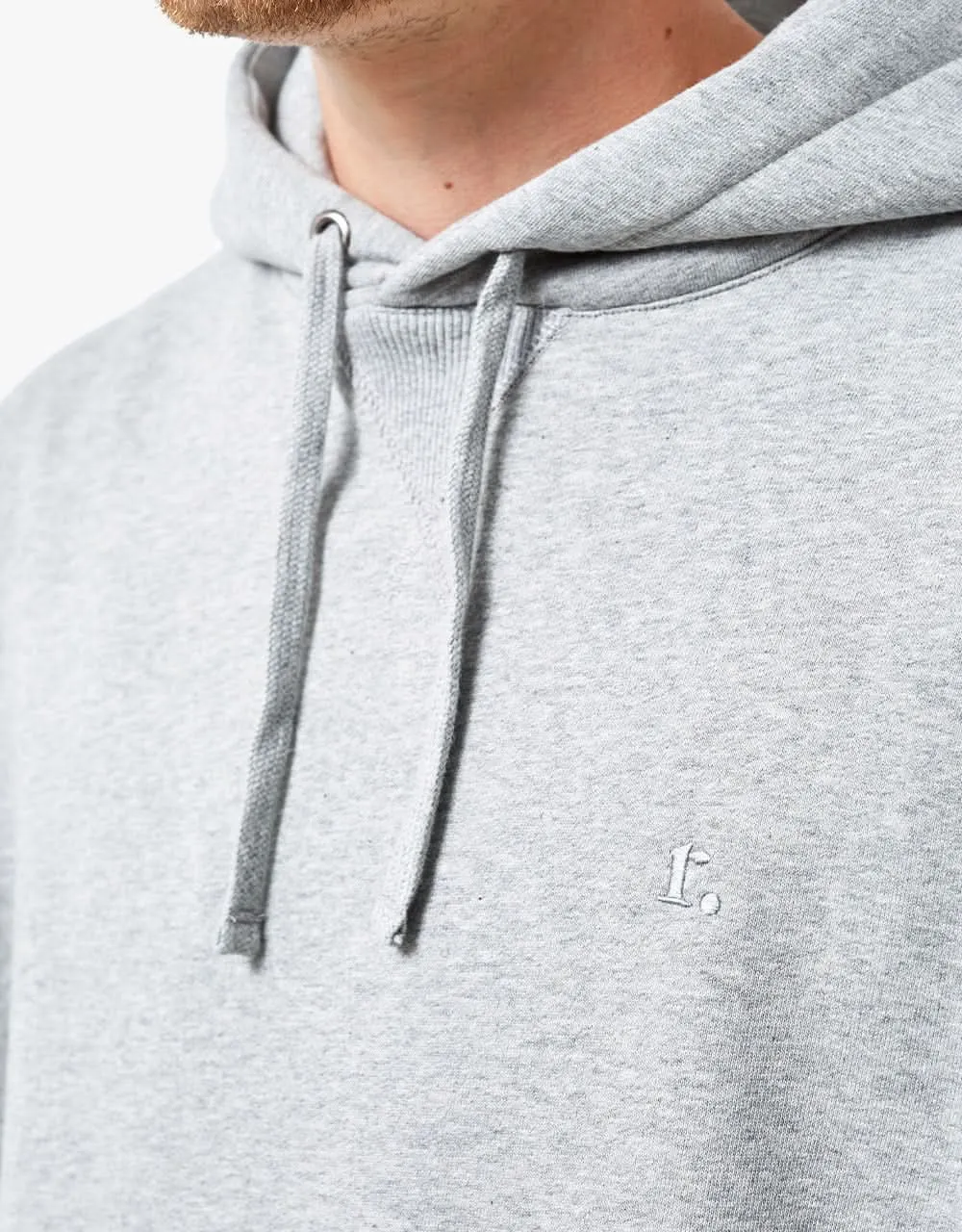 Route One Organic Premium Pullover Hoodie - Heather Grey