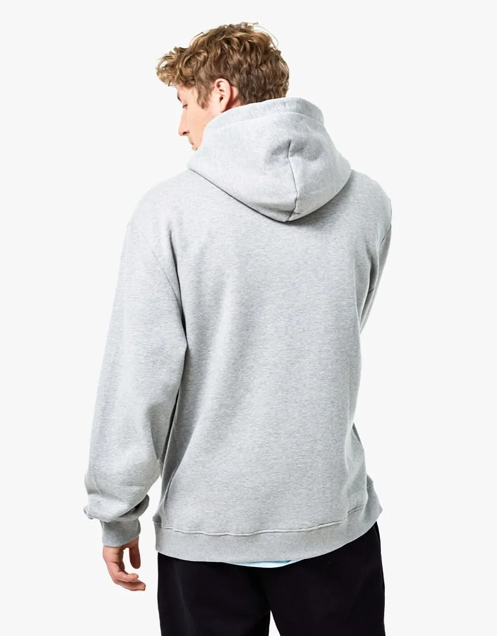 Route One Organic Premium Pullover Hoodie - Heather Grey