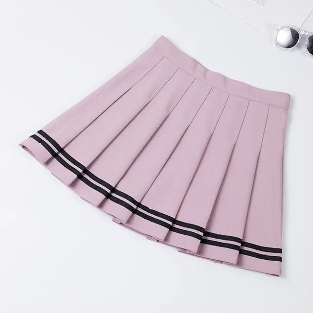 School Uniform Pleated Skirt (4 Colors)