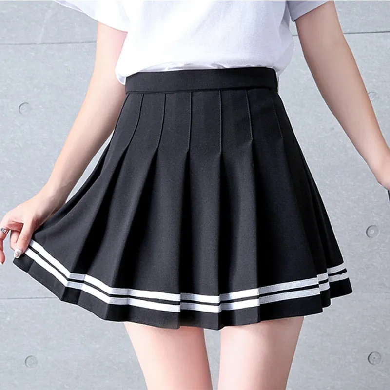 School Uniform Pleated Skirt (4 Colors)