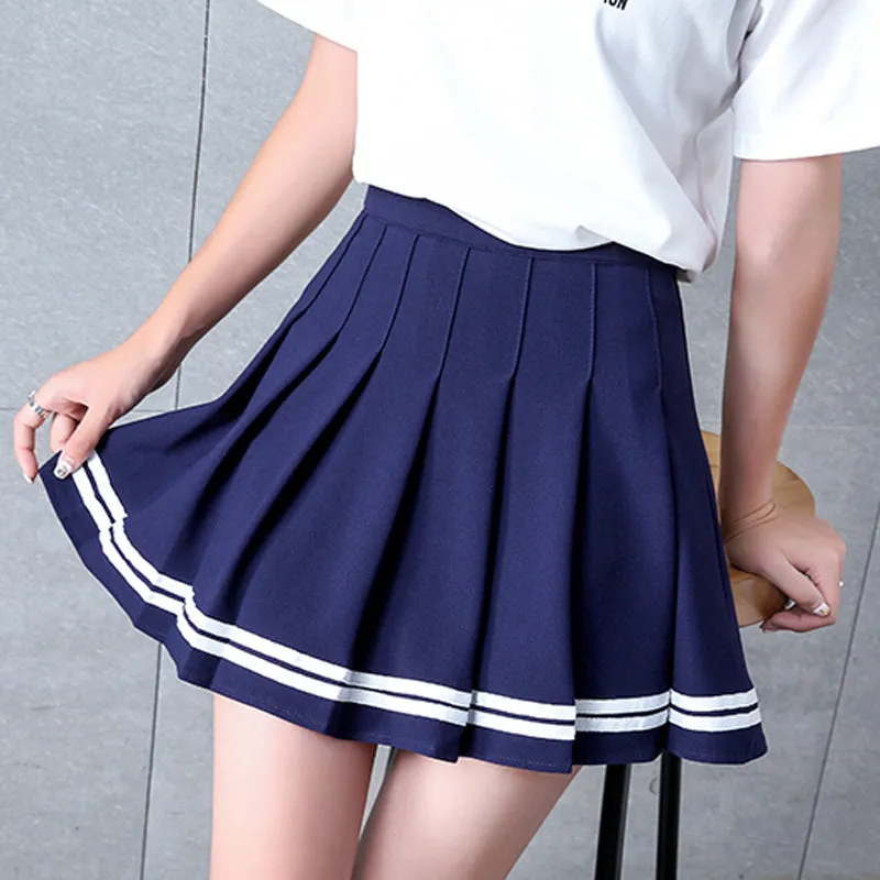 School Uniform Pleated Skirt (4 Colors)