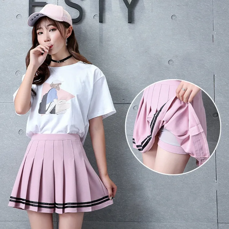 School Uniform Pleated Skirt (4 Colors)