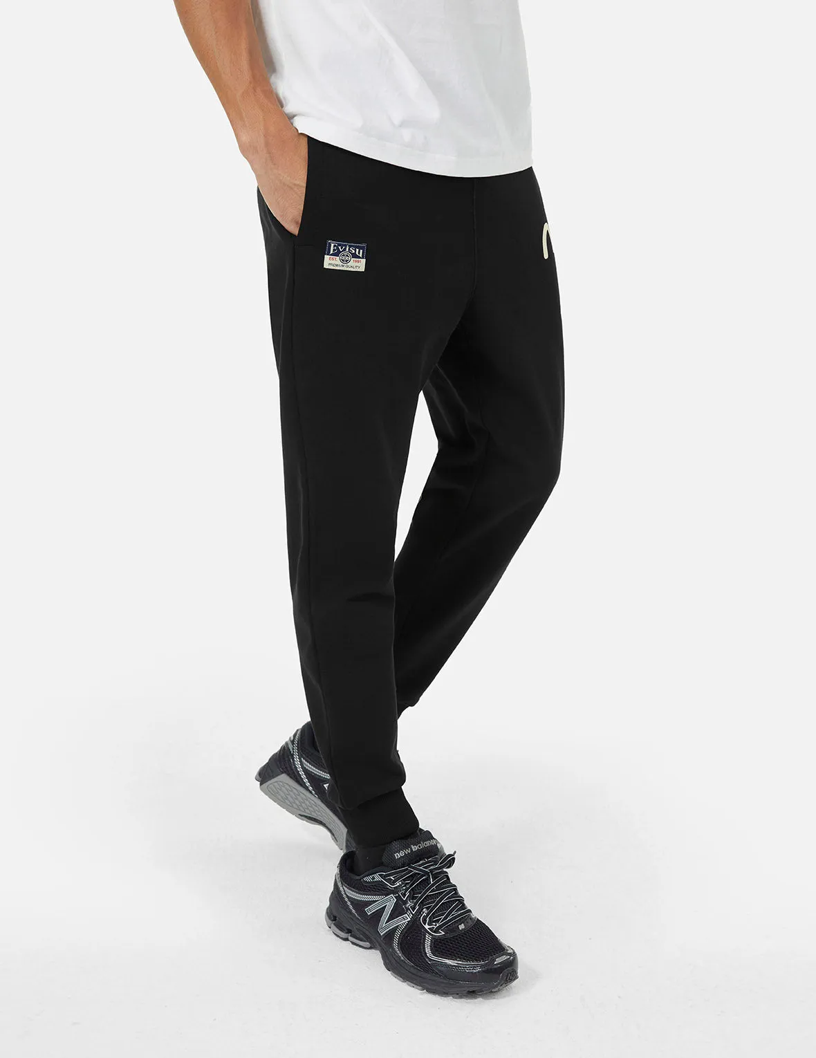 Seagull and Handbrushed Daicock Print Regular Fit Sweatpants