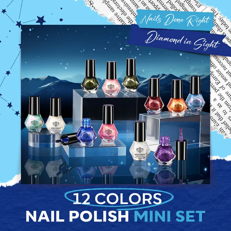 Shine Your Way - 12 Colors Nail Polish Set 5ml