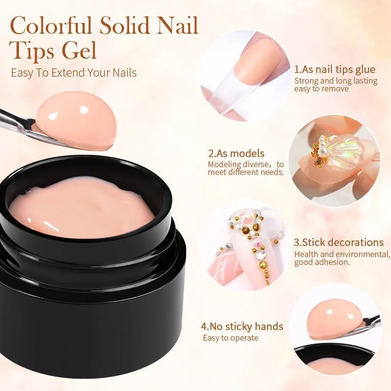 Solid Nail Tips Gel Born Pretty (SN01)